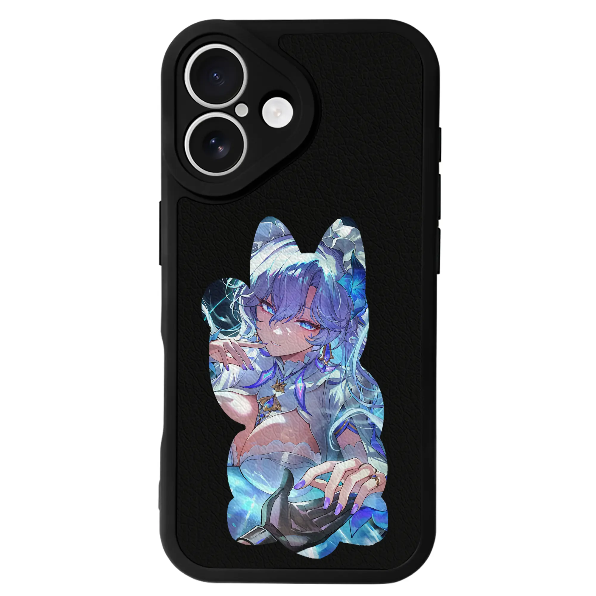 鳴潮 グッズ カンタレラ - IPhone 16シリーズ対応 ・ シリコンスマホケース ・ レザー調 ・ 高精度フィット ・ 耐衝撃 ・ ワイヤレス充電対応 ・ 精密カット